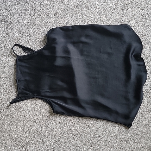Express black satin lace tank top size small - Picture 7 of 7